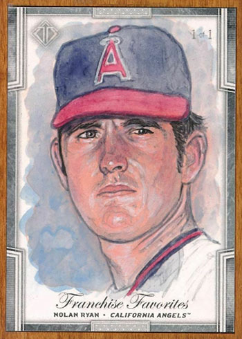 2019 Topps Transcendent Baseball Nolan Ryan Sketch Card