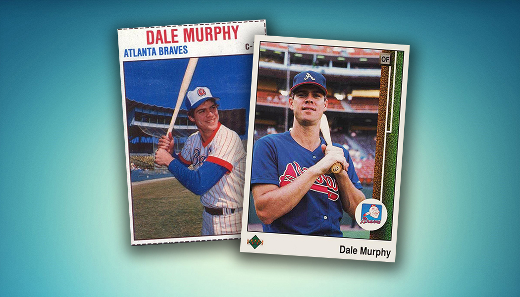 1988 Fleer Classic Mini Dale Murphy #65 Baseball Card – Atlanta Braves – Near Mint, Free Shipping