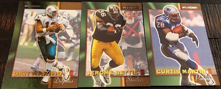 1996 Score Board Lasers Football Box Break and Breakdown