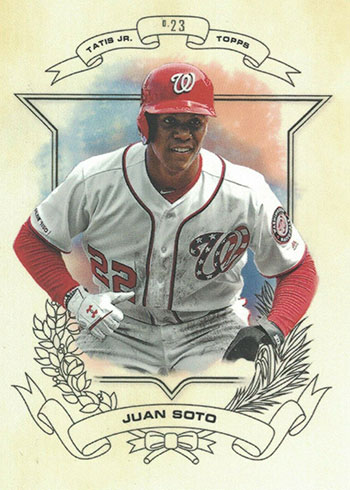 Carte recrue Fernando Tatis Jr. 2019 Topps Gallery Heritage RC n