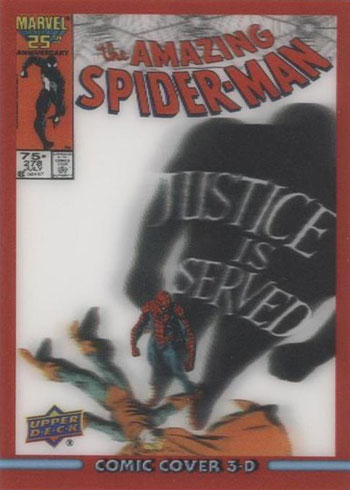 2019 Upper Deck Marvel 80th Anniversary 3D Lenticular Cover Spider-Man