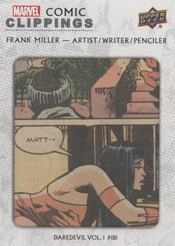 2019 Upper Deck Marvel 80th Anniversary Comic Clippings Daredevil