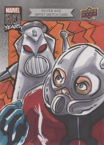 2019 Upper Deck Marvel 80th Anniversary Sketch Cards Silver Age