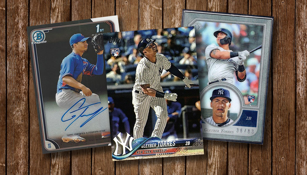 Gleyber Torres Rookie Card Checkist and Early Prospect Card Highlights