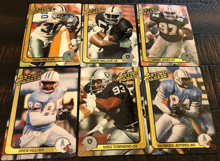 1991 Action Packed Football Cards Box Break and Breakdown