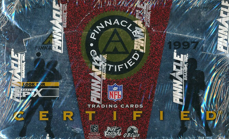 1997 Pinnacle Certified Football Cards Box Break And Breakdown