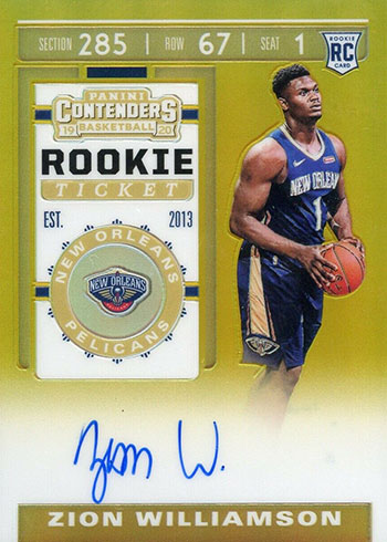 NBA ZION ☆RC☆ ルーキーカード 19-20 PANINI NBA HOOPS ROOKIE - ZION WILLIAMSON RC #296 NEW