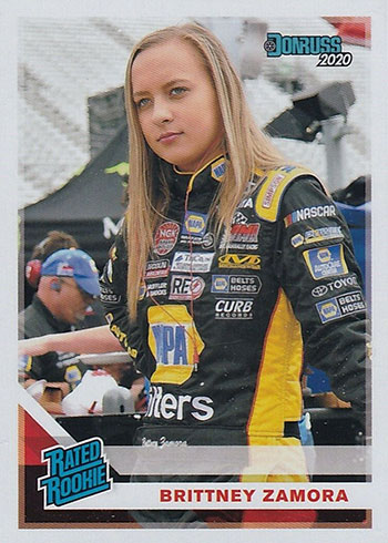 2020 Donruss Racing Brittney Zamore Rated Rookie