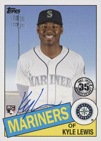 2020 Topps Series 1 Baseball 1985 Autographs Fred Lewis