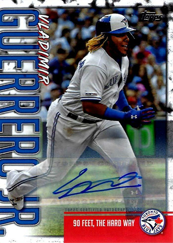 2020 Topps Series 1 Baseball Vladimir Guerrero Jr. Highlights Autographs