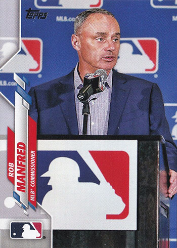 2020 Topps Series 1 Variations Rob Manfred