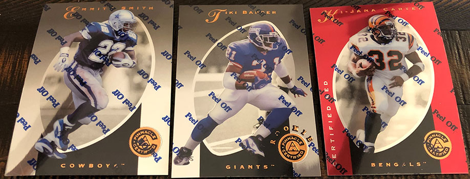 1997 Pinnacle Certified Football Cards Box Break and Breakdown