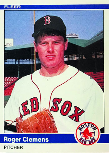 1984 Fleer Update Baseball Roger Clemens