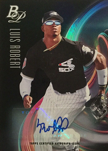 おもちゃ・ Luis Robert 直筆サイン/ 2018 bowman high tek おもちゃ・