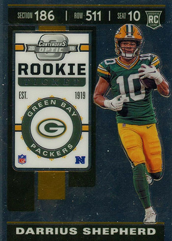 2019 Panini Contenders Optic Football Checklist, Team Set Lists