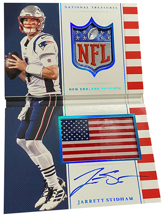 2019 Panini National Treasures Football American Treasures Jarrett Stidham