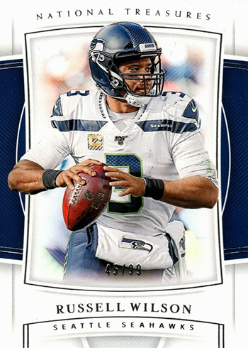 2019 Panini National Treasures Football Russell Wilson
