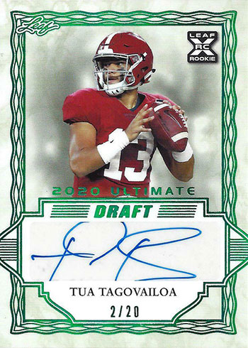 2020 Leaf Ultimate Draft Football Checklist, Release Date, Hobby Box Info