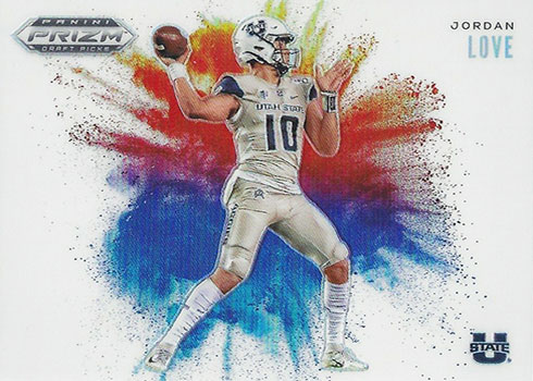 2020 Panini Prizm Draft Picks Football Color Blast Jordan Love