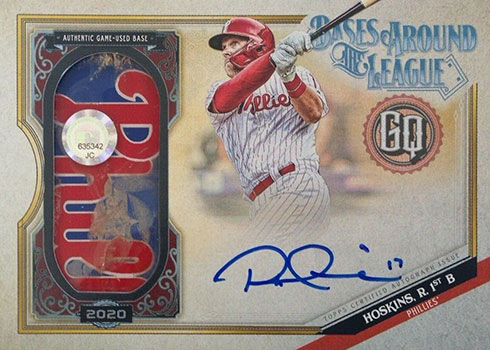 2020 Topps Gypsy Queen Baseball Bases Around the League Rhys Hoskins
