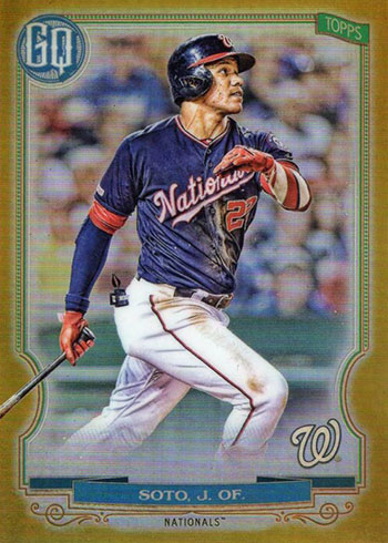 2020 Topps Gypsy Queen Baseball Chrome Gold Juan Soto