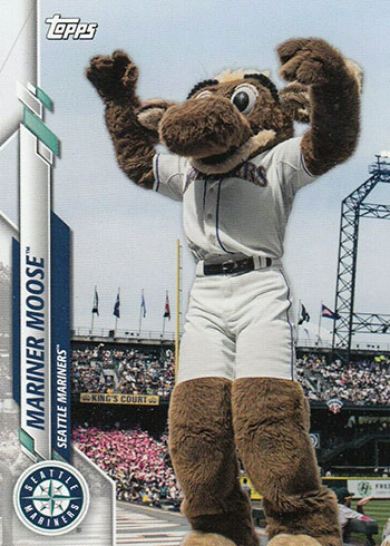 2020 Topps Opening Day Baseball Mascots Mariner Moose