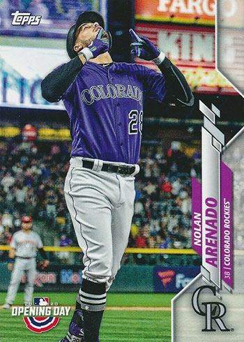 2020 Topps Opening Day Baseball Variations Nolan Arenado