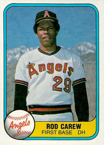 1981 Fleer Baseball Rod Carew