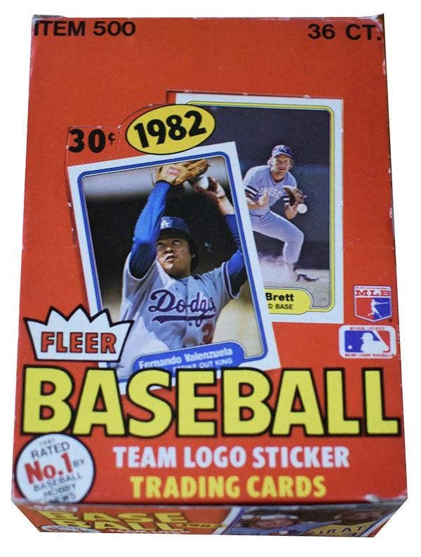 1982 Fleer Baseball Checklist, Team Set Lists, Box Info and Details
