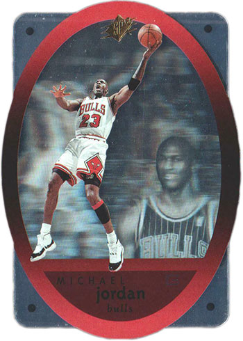 gengar pokemon card holographic 1994 Upper Deck Michael Jordan Rare Air PROMO JUMBO