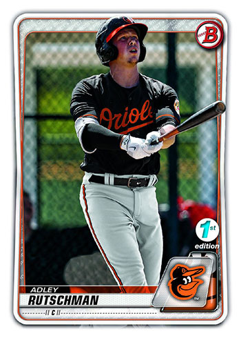 2020 Bowman First Edition Baseball Adley Rutschman