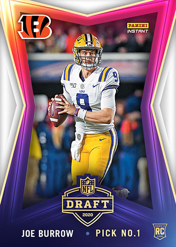 2020 Panini Instant NFL Draft Night 1 Joe Burrow