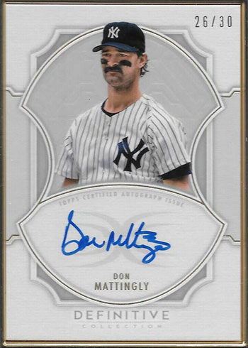 その他 TOPPS DEFINTIVE 2020 Topps Definitive Collection Baseball Checklist, Team Set