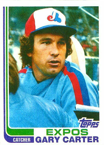 1982 Topps Blackless Gary Carter