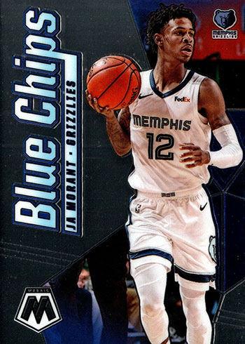 2019-20 Panini Mosaic Basketball Blue Chips Ja Morant