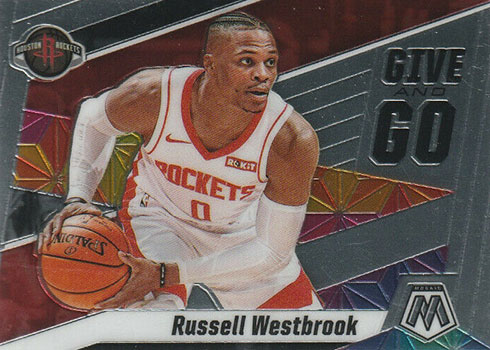 2019-20 Panini Mosaic Basketball Give and Go Russell Westbrook