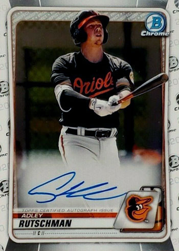 2020 Bowman Chrome Autographs Adley Rutschman