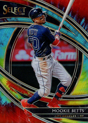 2020 Panini Select Baseball Tie-Dye Mookie Betts