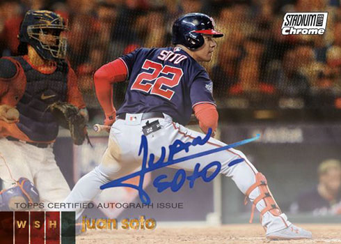 2020 Topps Stadium Club Baseball Autographs