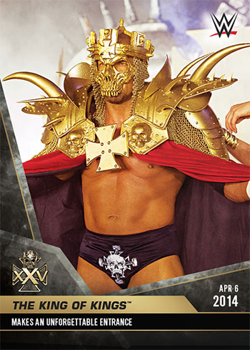 2020 Topps WWE Triple H 25th Anniversary Wrestling Card Details