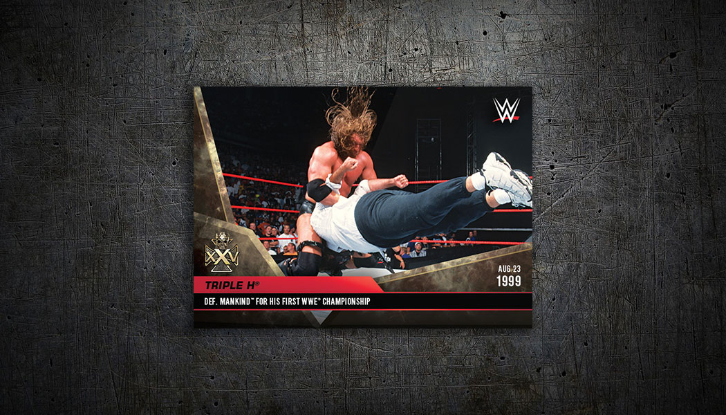 2020 Topps WWE Triple H 25th Anniversary Wrestling Card Details