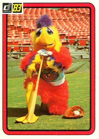 1983 Donruss Baseball San Diego Chicken