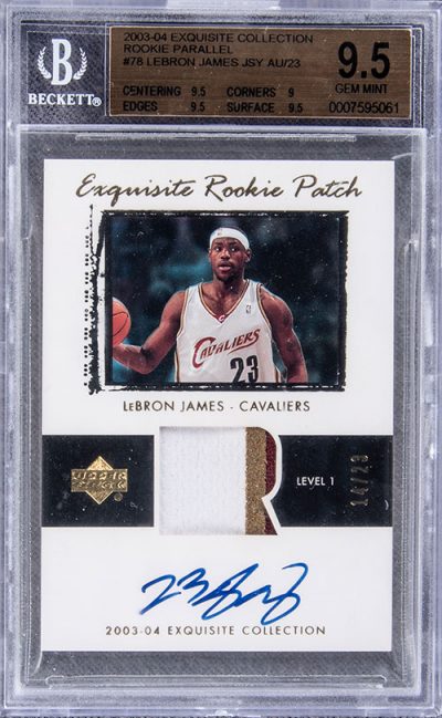 2003-04 Exquisite LeBron James Card Sells for Record-Setting $1.8 Million