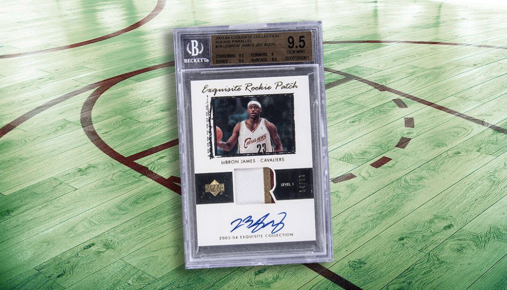 topps lebron rookie