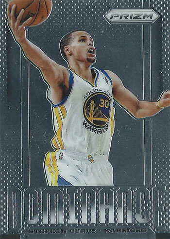2013-14 Panini Prizm Basketball Dominance Stephen Curry