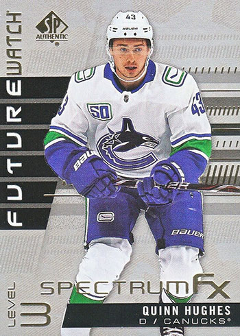 2019-20 SP Authentic Hockey Spectrum FX Quinn Hughes