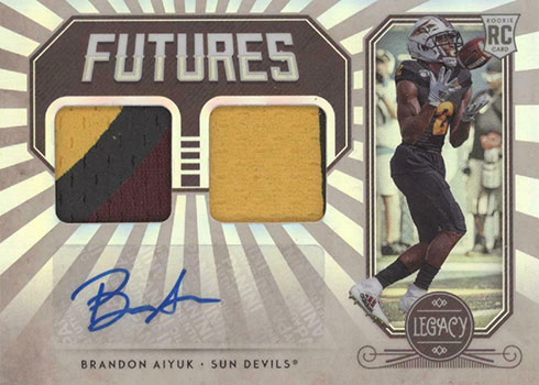 2020 Panini Legacy Football Futures Dual Patch Autographs Brandon Aiyuk