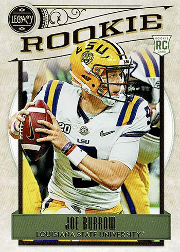 2020 Panini Legacy Football Joe Burrow RC