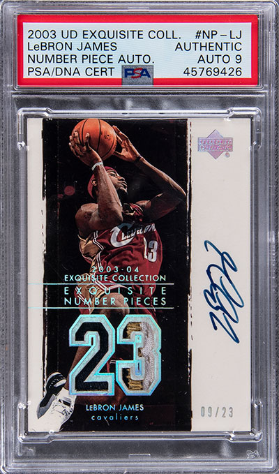 2003 exquisite lebron
