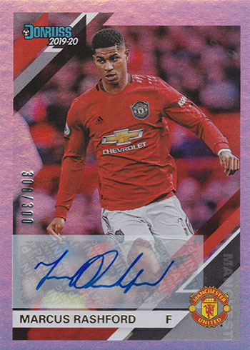 2019-20 Panini Chronicles Soccer Donruss Signatures Marcus Rashford